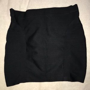 Black Bandage skirt